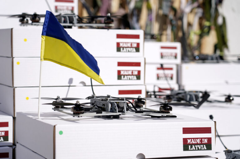 103 kaujas droni no Ogresgala Ukrainai