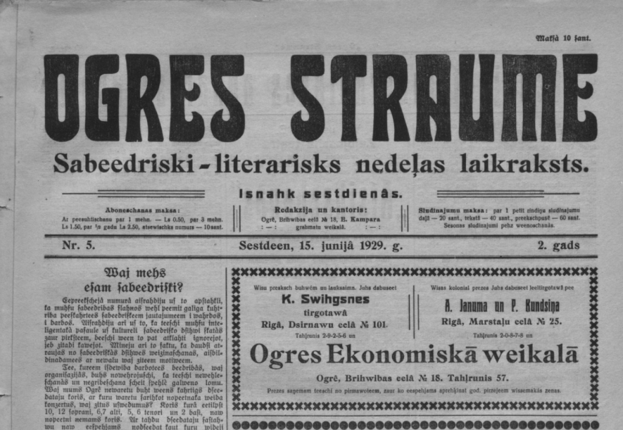 Iz pagājības. Senči un mēs