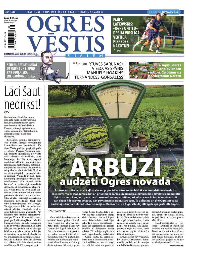 18. septembra izdevumā