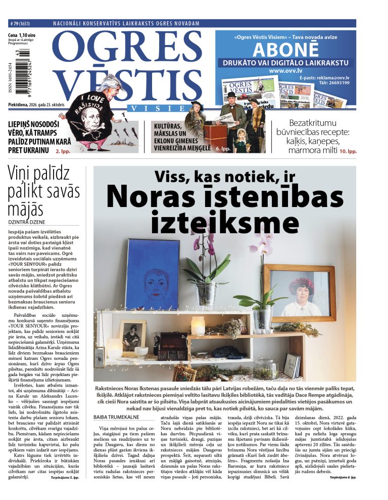 23. oktobra avīzē