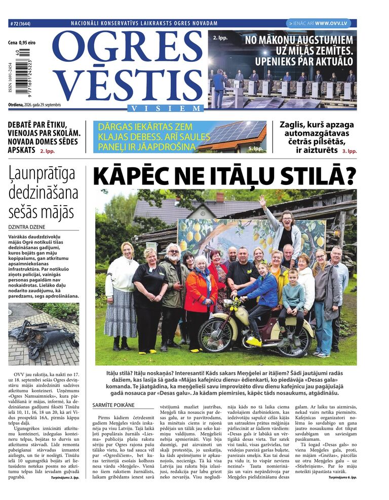 E-avīzes numurs 29.09.26